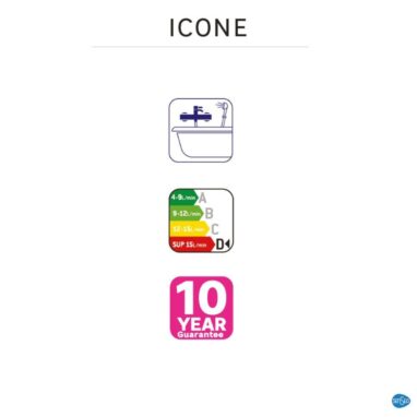 Baterie Cadă Sensea Icone Monocomandă Negru Mat