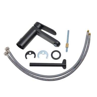 Baterie lavoar Sensea Icone, monocomanda, negru mat