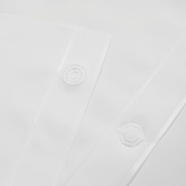 Perdea dus Mia, PEVA, 180 x 200 cm, Alb