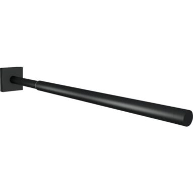 Suport prosop baie REIKA SAGA telescopic, negru mat