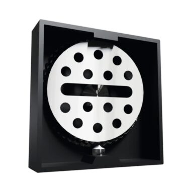 Suport prosop baie REIKA SAGA telescopic, negru mat