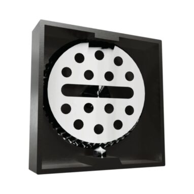 Suport Prosop Baie REIKA SAGA Gun Metal Periat Oțel Inoxidabil