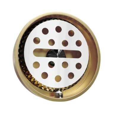 Suport prosop baie REIKA SAKU, auriu periat, Oțel inoxidabil