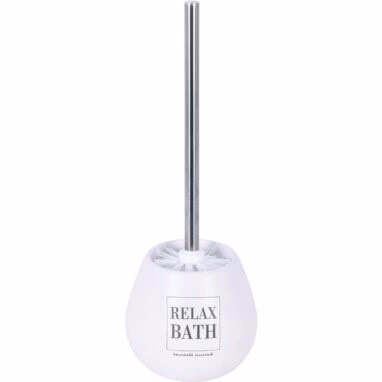 Set Perie Toaletă BISK Grama 05601 Alb - Eleganță și Igienă