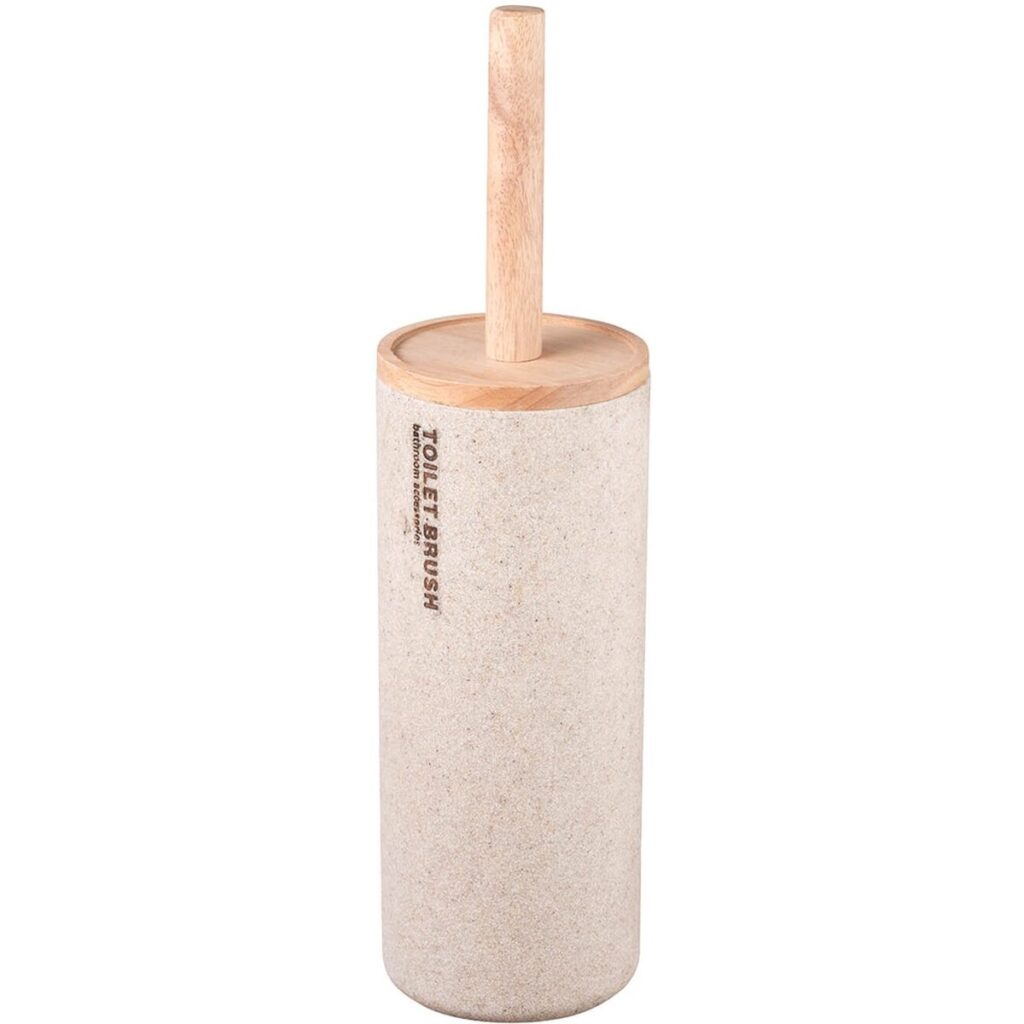 Set Perie Toaletă BISK Dakar 07571, Bej - Elegant și Practic