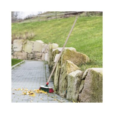 Mătură de exterior Bühmag 130cm, coadă lemn, fir roșu