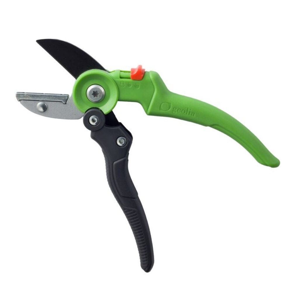 Foarfecă de grădină Geolia Power Drive, oțel carbon, 20.7 cm