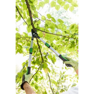 Foarfecă de grădină telescopică Geolia, oțel, 66-90 cm