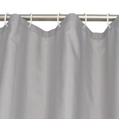Perdea duș Sensea Happy Poliester Gri 180x200 cm