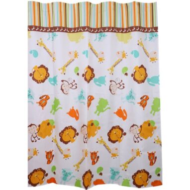 Perdea Duș Copii Leu, Poliester, 180 x 200 cm