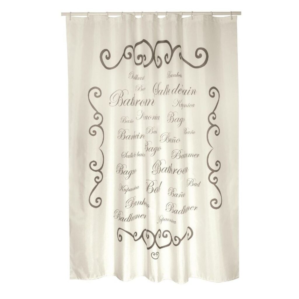 Perdea Dus Premium Poliester, 180 x 200 cm, Bej