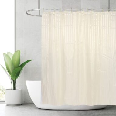 Perdea de dus Jacquard poliester 180x200 cm bej