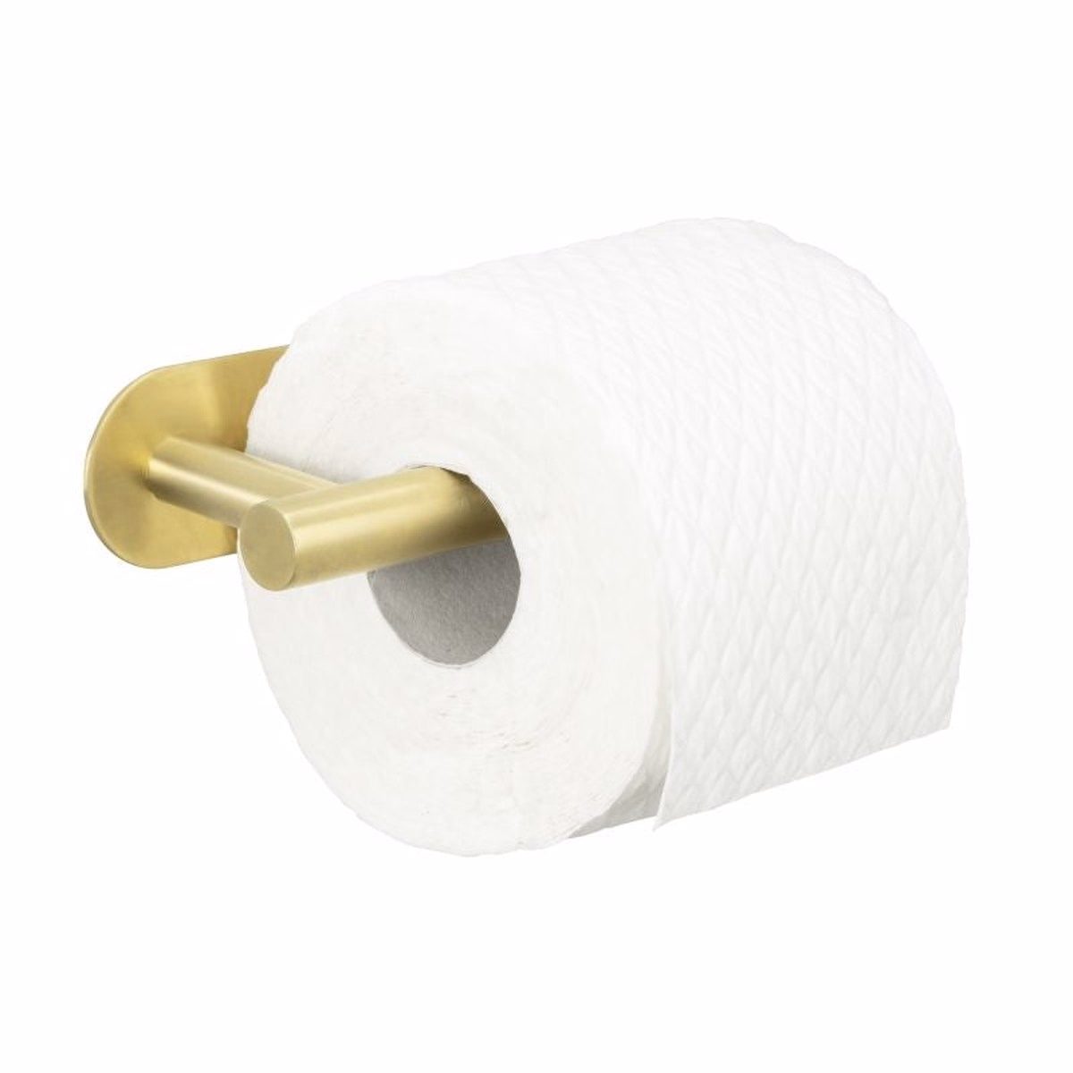 Suport Hârtie Igienică Orea, Inox, Fixare prin Lipire, Auriu