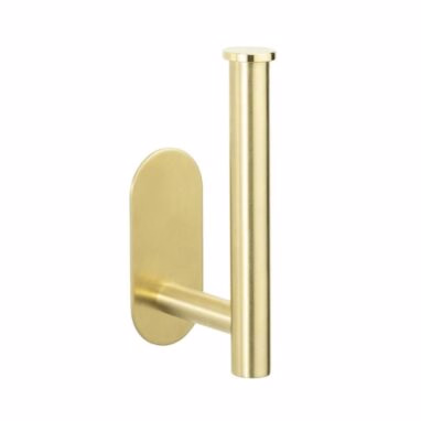 Suport Hârtie Igienică Orea, Inox, Fixare prin Lipire, Auriu