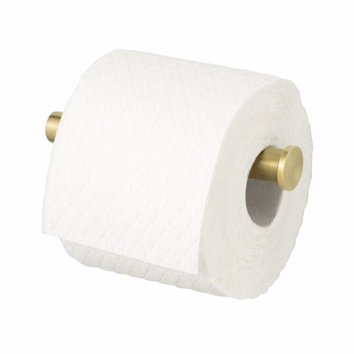 Suport Hârtie Igienică Orea, Inox, Fixare prin Lipire, Auriu