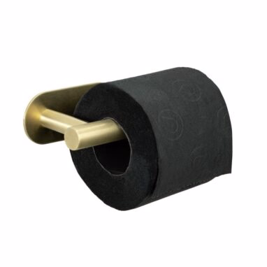 Suport Hârtie Igienică Orea, Inox, Fixare prin Lipire, Auriu