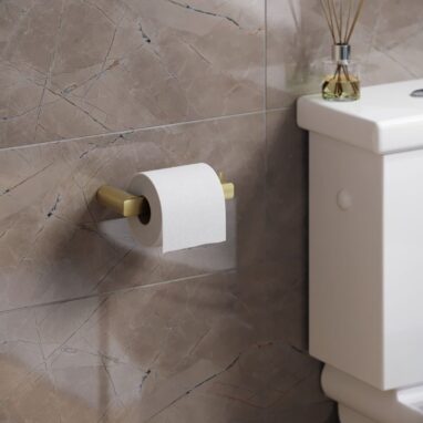 Suport Hartie Igienica Sensea Neo, Auriu Mat, Metal