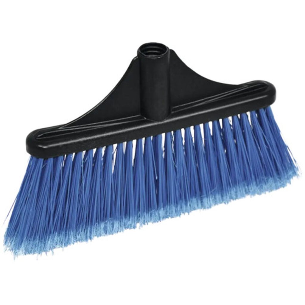 Mătură de interior plastic negru/albastru, fără coadă - Curățenie eficientă