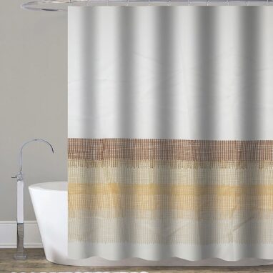 Perdea de duș Sand, Poliester, 180 x 200 cm