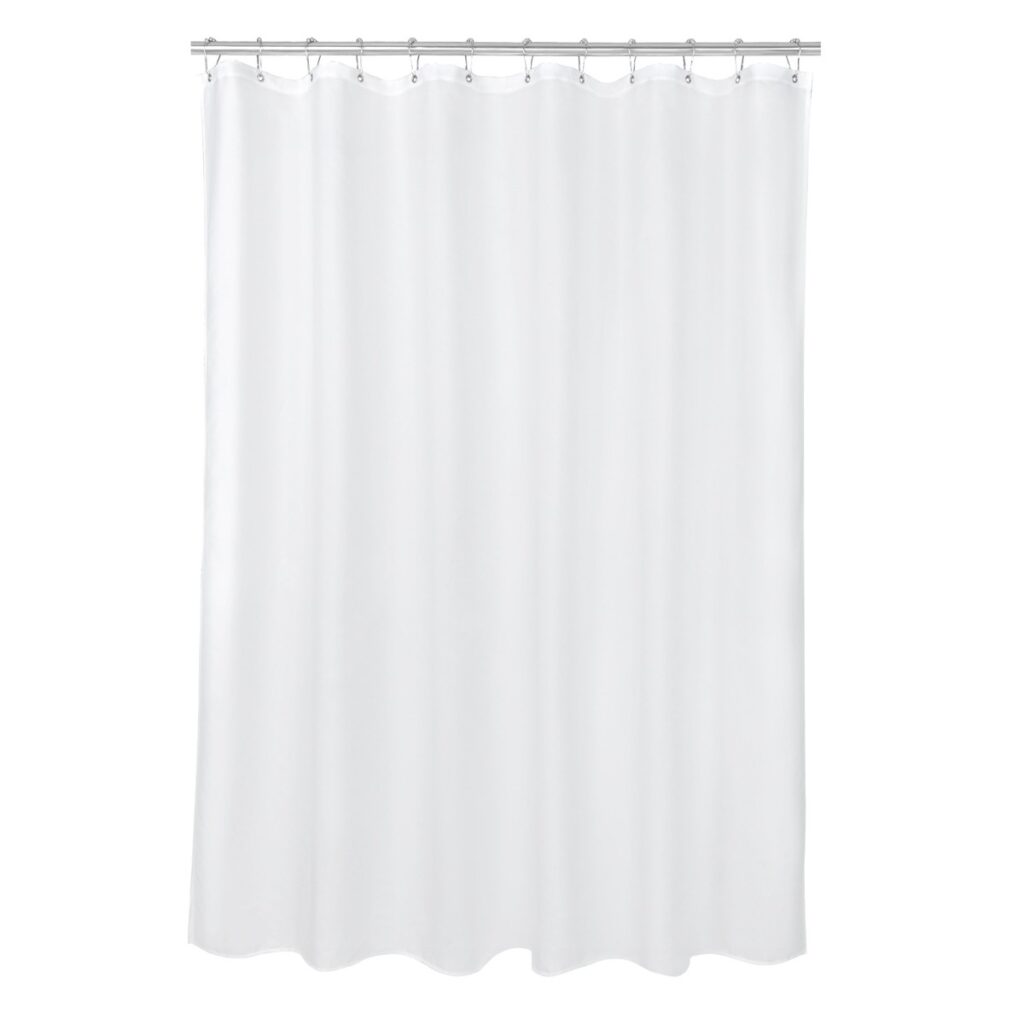 Perdea duș Sensea Remix, Poliester, 180 x 200 cm, Alb