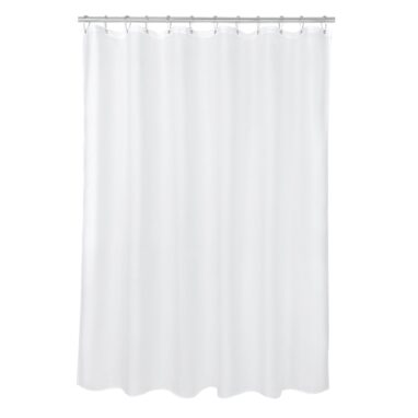 Perdea duș Sensea Remix, Poliester, 180 x 200 cm, Alb