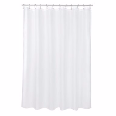 Perdea duș Sensea Remix, Poliester, 180 x 200 cm, Alb