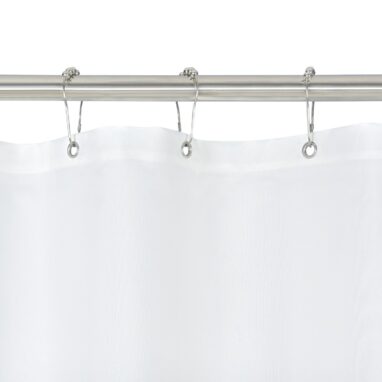 Perdea duș Sensea Remix, Poliester, 180 x 200 cm, Alb