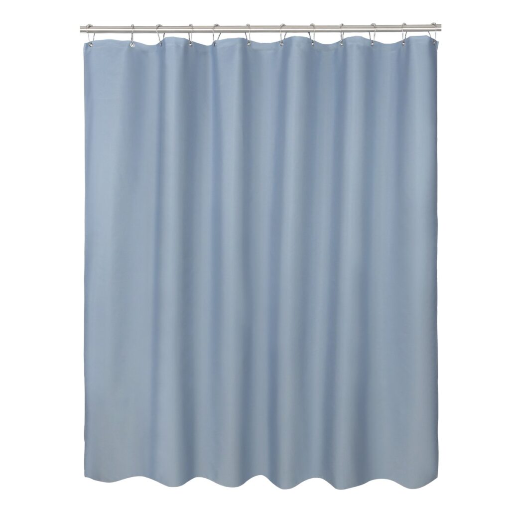 Perdea dus Sensea Remix, poliester, 180 x 200 cm, albastru