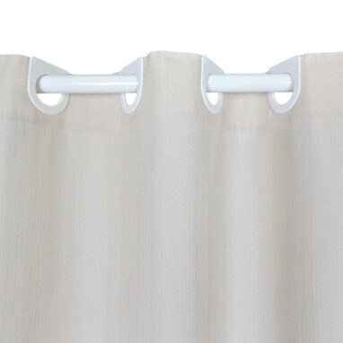 Perdea duș Sensea Neo 180x200 cm, Poliester, Crem - Rezistentă și Elegantă