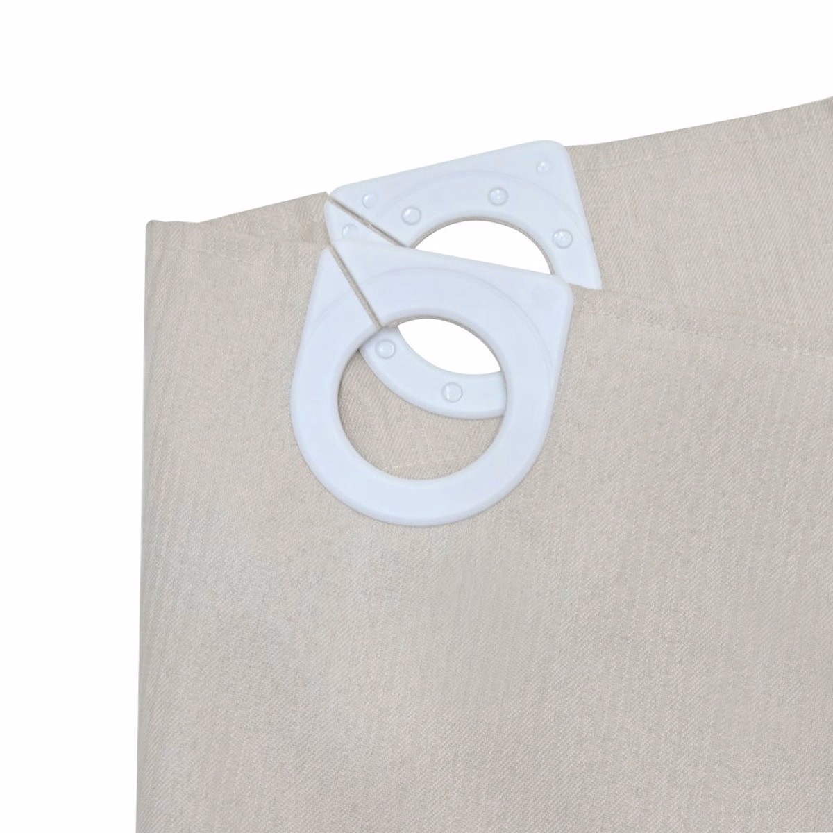 Perdea duș Sensea Neo 180x200 cm, Poliester, Crem - Rezistentă și Elegantă