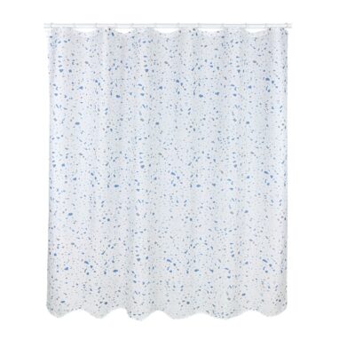 Perdea duș Sensea Pattern, Poliester, 180 x 200 cm, Gri