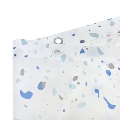 Perdea duș Sensea Pattern, Poliester, 180 x 200 cm, Gri