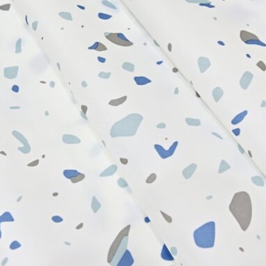 Perdea duș Sensea Pattern, Poliester, 180 x 200 cm, Gri