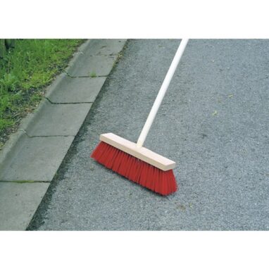 Mătură de exterior 400mm cu coadă lungă din lemn