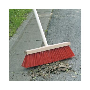 Mătură de exterior 400mm cu coadă lungă din lemn