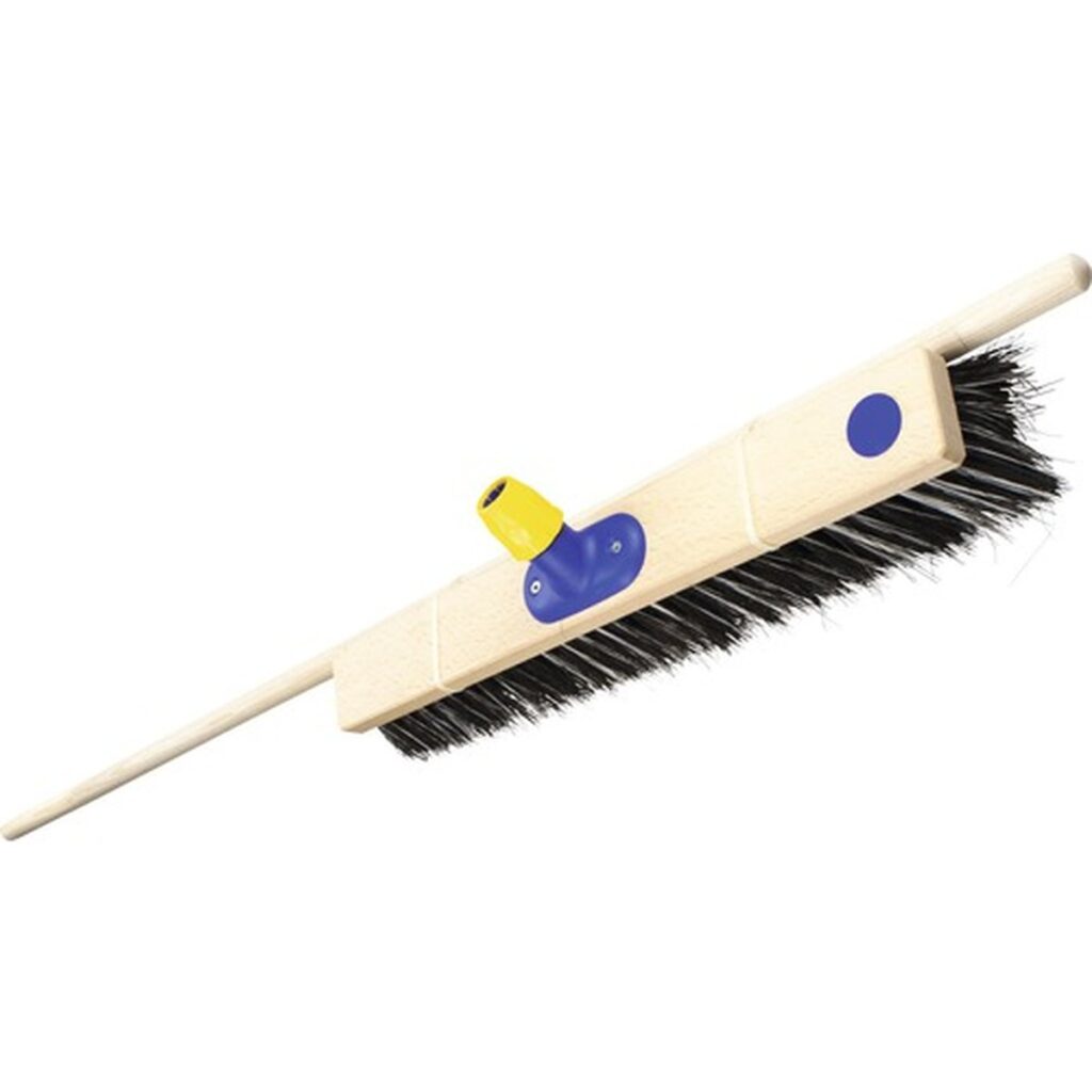 Mătură de exterior Bühmag, 55x140 cm, cu coadă din lemn