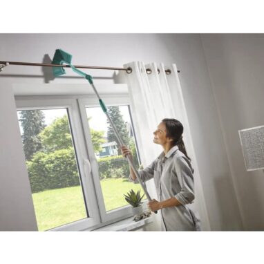 Perie praf pereți Leifheit Dusty cu mânăner Click-System