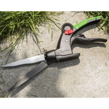 Foarfecă iarbă Geolia, oțel, 15 cm, cap rotativ