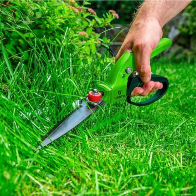 Foarfeca iarba Verto, 34 cm, otel carbon, rotire 360°