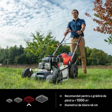 Masina de tuns iarba Sterwins pe benzina, 3.2 CP, 46 cm