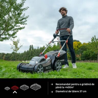 Masina de tuns iarba electrica Sterwins, 1600 W, 37 cm