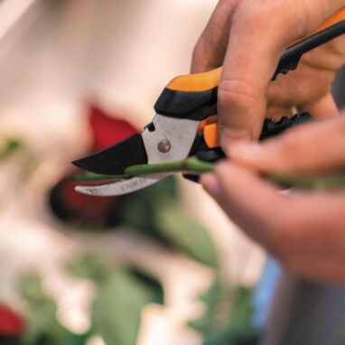 Foarfecă flori Fiskars, oțel carbon, 24 cm