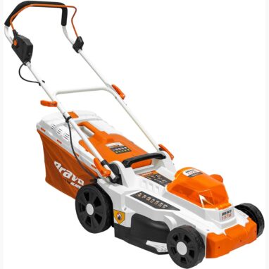 Masina de tuns iarba Ruris Bravo 137XE, 2 x 20 V, 4 Ah, 37 cm