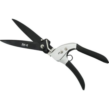 Foarfecă gazon for_q, cap rotativ 180°, oțel carbon