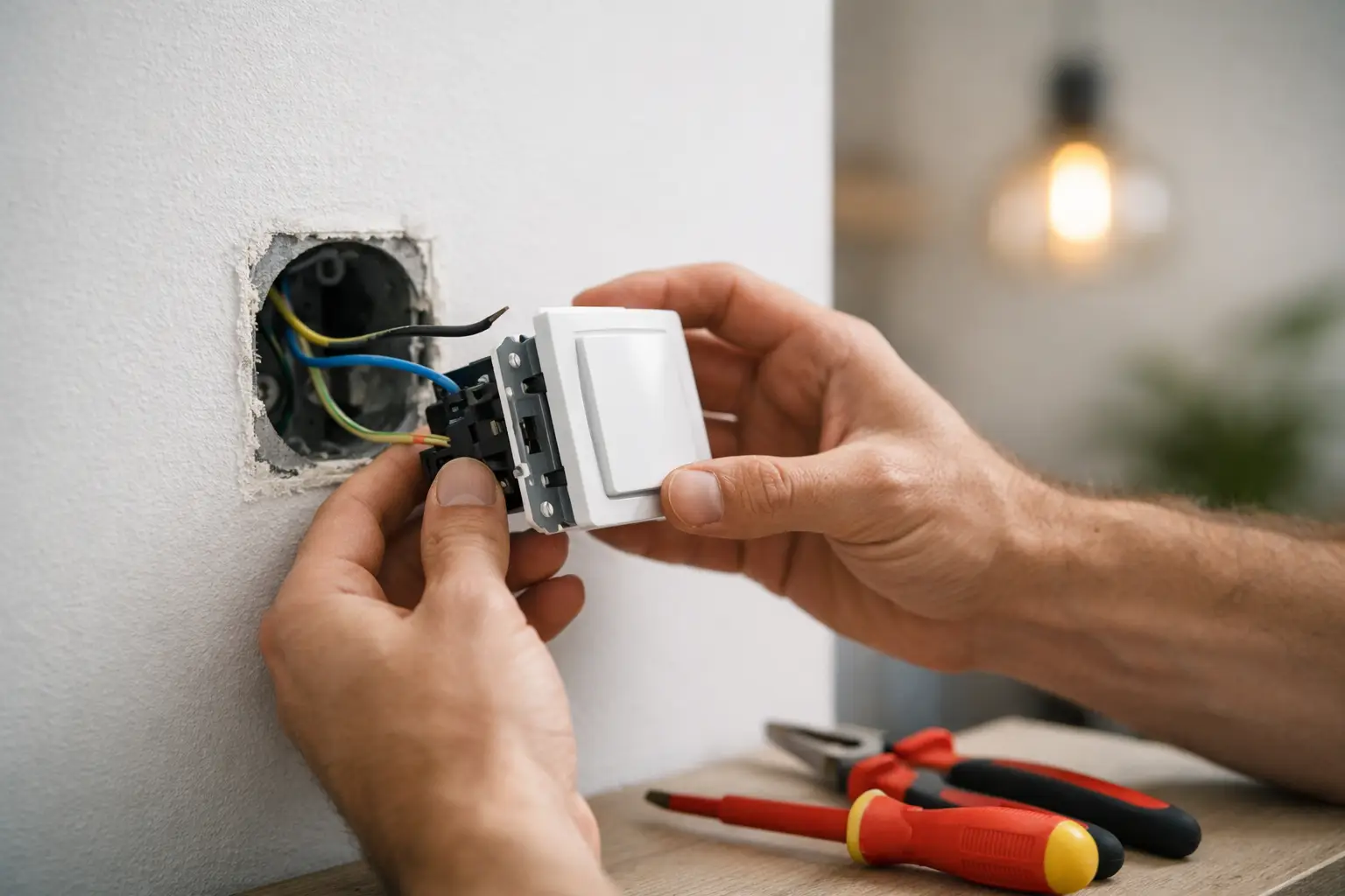 Cum schimbi intrerupatorul de lumina corect