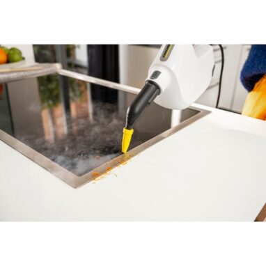 Aparat de curatat cu abur KARCHER, 1300 W, 0.2 l, Alb