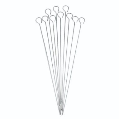 Set 10 bețișoare frigărui Naterial, oțel, 400 mm