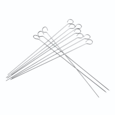 Set 10 bețișoare frigărui Naterial, oțel, 400 mm