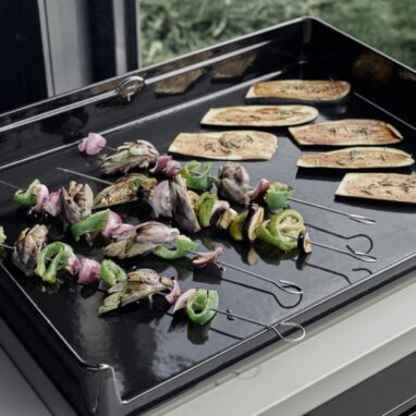 Set 10 bețișoare frigărui Naterial, oțel, 400 mm