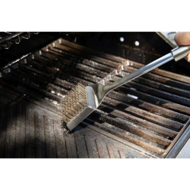 Perie gratar Naterial din otel inoxidabil, 34 cm